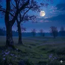 ♡⏝　⸝⸝   moonlit meadows ﹒brookhaven roleplays ◞