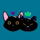 Two Black Cats