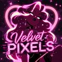ᴠᴇʟᴠᴇᴛ ᴘɪxᴇʟs  Discord Server Icon