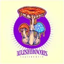 Server icon for mushroom and psychedelics community's