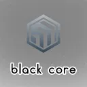 Black core Discord server icon