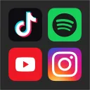 TIKTOK, INSTAGRAM, YOUTUBE AND SPOTIFY F4F ENGAGMENT & SHOP