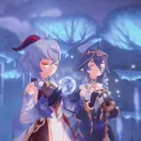 ִ ۶ৎ Moonlight Flower Field ⋆˙⟡