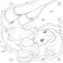 ฀ ฀ ฀ ݁　༷ ふくれる  　˖ Discord Server Icon