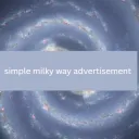 simple milky way advertisement