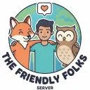 THE FRIENDLY FOLKS | 150 Invites = Red kitsune/ 5 inv= 100qi Discord server icon