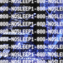 1-800-NOSLEEP⋆。°✩