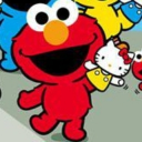 ꒰  . elmos world 🍎 ! Discord server icon