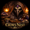 ݁ᛪ༙ 𝘾𝙧𝙤𝙬𝙨 𝙉𝙚𝙨𝙩¹⁸⁺ ݁ᛪ༙ Discord server icon