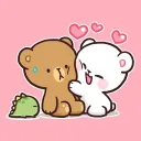 Mocha & Milk emojis..by potato