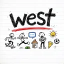 west