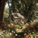 ⋆˙🍄₊ ⊹˚  The garden cabin ˚ ₊˚🌿⊹