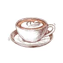 a cup of coffee