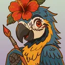 🌺 art island