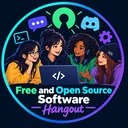 (FOSS)Free and Open Source Software Hangout discord icon
