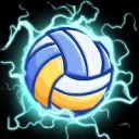 Thunder Spikes Volleyball