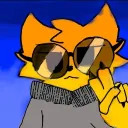 Orange yellow server