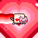 Cumming nyan cats Discord server icon