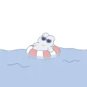 える鯖