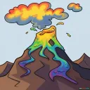 Volcano Painter Program
