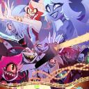 𐔌 . ⋮ Hazbin Hotel: Under New Management .ᐟ ֹ + ꒱ Discord Server Icon
