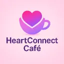 .💝. Heartconnected café |  social  •  Chill  •  Event  •  fun  •  Givaway  •  vc𓂃 ‹3 Discord server icon