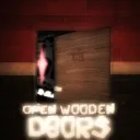 OPEN WOODEN DOORS