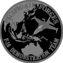 Virtual Roblox PACAF F-16 Demo Team