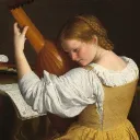 the flor with a quill