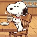 ៸៸。     Snoopy's cafe ๑