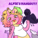 🪻❀𝘈𝘭𝘧𝘪𝘦'𝘴 𝘏𝘢𝘯𝘨𝘰𝘶𝘵!❀🪻 Discord server icon