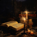 [⛓15+] Candles n Ink 📖🖋🗝🕯🎨🎭🎲 Discord server icon