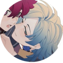 Blue  &    Red  ◞◟ ﹒﹒﹒ Discord server icon