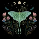 ✧ luna moth library ✧ discord icon