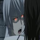 sharp fangs
