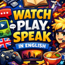 Watch Play Speak in english Discord server icon