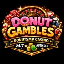 Donut Gambles | Donutsmp  Casino | 24/7 | Auto deposit Discord server icon