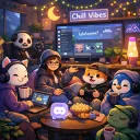 Chill Community • Ask To Dm • ChatZone • Friendly • Social Discord server icon