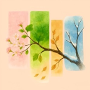 ❀ 𖤓 the four seasons ༄ ❆ Discord server icon