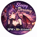 Sleepy Dreamy Community | All Ages + 18+ ID Gated Discord server icon