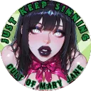 🦇 𝙅𝙐𝙎𝙏 𝙆𝙀𝙀𝙋 𝙎𝙄𝙉𝙉𝙄𝙉𝙂 🦇 discord icon