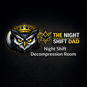 Discovery icon for The Night Shift Dad Decompression Room Discord server