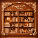 ⟢  ｡☕ᴅʀᴇᴀᴍsᴠɪʟʟᴇ ʟɪʙʀᴀʀʏ 📜 ⌣ Discord server icon