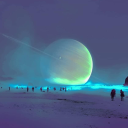 the space between Discord server icon