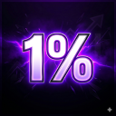 1% Discord server icon