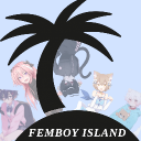 Femboy island Discord server icon