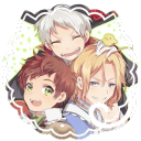 ⧼⧼⁺　bad touch trio ◞🍻