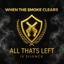 The silence Has come