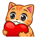 Orange Cat Chaos 🐱 Emoji • …