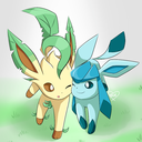 Leafeon & Glaceon Emojis 💚🩵